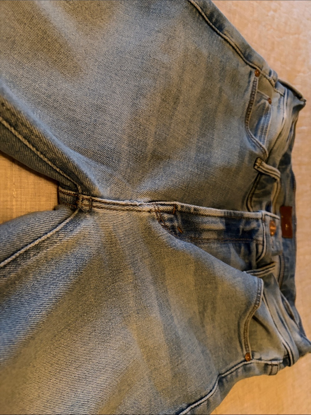 MOTHER The Mid Rise Dazzler Ankle Fray Jeans - Picture 6 of 7